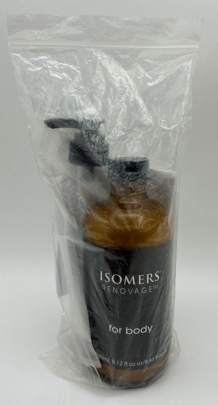 Isomers Renovage For Body 240 mL/8.12 fl oz Anti Aging Whole Body Pump New